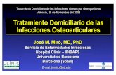 Tratamiento Domiciliario de las Infecciones Osteoarticulares .Tratamiento Domiciliario de las Infecciones