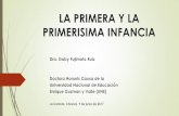 LA PRIMERA INFANCIA - fundacionluciernaga.org.arfundacionluciernaga.org.ar/wp-content/uploads/... · La Primerísima Infancia 4. Experiencias de programas 0 a 2 años. ... (Ypsilanti,