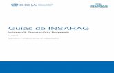 Guías de INSARAG · SOPs Procedimientos Operativos Estándar (Standard Operating Procedures) UCC Célula de Coordinación USAR (USAR Coordination Cell) UNCT Equipo de País de las