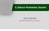 EL SERVICIO PROFESIONAL OCENTEdgpromocion-desarrollo.cnspd.mx/dgpromocion/avance... · Perfiles, Parámetros e Indicadores (PPI’s) ... 2014 al 2017 Tutoría Servicio de Asistencia
