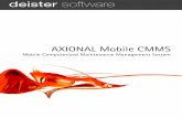 Axional Mobile CMMS ES - deister.net · gestión del mantenimiento preventivo y correctivo, ... mantenimiento preventivo) o de forma manual ... Axional Mobile CMMS facilita que el