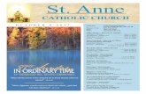 01-01483 St Anne Bulletin 10 08 · período adecuado de formación, culmina en la recepción de los sacramentos bautismo, confirmación y Eucaristía. Para más información, llame