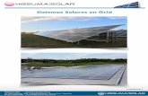 Sistemas Solares on Grid - Hissuma Solar€¦ · material utilizado es hierro galvanizado en caliente de ... Cobre,Estañado ... Fácil de operar Accesibilidad de información en