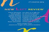  · NEW LEFT REVIEW  La nueva edición de la New Left Review en español se lanza desde Ecuador, desde una Universidad pública, la Universidad de Posgrado del Est