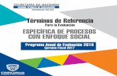 Términos de Referenciaihacienda.chihuahua.gob.mx/tfiscal/indtfisc/pae/TdR2... · 2018-05-14 · Términos de Referencia para la Evaluación Específica de Procesos con Enfoque Social
