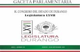 Legislatura LXVII - congresodurango.gob.mxcongresodurango.gob.mx/Archivos/lxvii/gacetas/Gaceta 98.pdf · correspondiente al sub tÍtulo tercero, de los delitos contra la libertad
