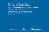 Osteba Crio-ablación en la fibrilación auricular con … · terapia médica en el mantenimiento del ritmo sinusal, y su eficacia es com-parable a la de la ablación por radiofrecuencia.