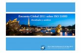 Encuesta Global 2011 sobre ISO 31000 - g31000.orgg31000.org/wp-content/uploads/2014/04/Global_Survey_ISO_31000... · Notas sobre la población de la encuesta Las muestras de algunos