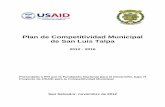 Plan de Competitividad Municipal de San Luis Talpa · Proyecto de USAID para la ... CODENOL Consejo de ... políticas regulatorias comerciales que estimulen el desarrollo del sector