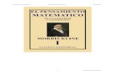  · El pensamiento matemático  Morris Kline 2 Preparado por Patricio Barros Reseña El objetivo de esta obra del historiador y matemático ...