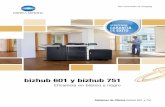 bizhub 601 y bizhub 751 - copiadoras en venta CopiadorasEnVenta - Tu Tienda Lider en ...copiadorasenventa.com/images/copier-brochures/Konica... · 2018-02-16 · electrónica y los