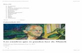 Los cuadros que se pueden leer de Munch | Fahrenheit 451 · ... Fahrenheit 451 15/10/15 13:52 Página 1 de 9 Blogs ABC Actualidad ... la mitad procedentes del Munch Museet, y otras