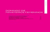 DOMINGO DE MINISTERIOS FEMENINOSuscwomensministries.com/wp-content/uploads/SH-WMS-Spanish.pdf · Canción #169 « Cristo tan solo pudo amarme»* ... el señor te mire con agrado y