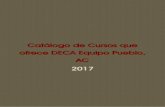 Catálogo de Cursos que ofrece DECA Equipo Pueblo, … DE CURS… · T EMAS S eguimiento e incidencia en los Objetivos (ODS) de la Agenda 2030 de Desarrollo Sostenible I ncidencia