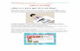 ¿Qué es y para qué sirve un blog? - Cybernet SIA · En pocas palabras, un blog es un espacio en internet que puedes usar para expresar tus ideas, intereses, experiencias y opiniones.