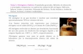 Tema 5. Nitrógeno y fósforo . Propiedades generales. Métodos de …blog.uclm.es/antonioantinolo/files/2017/02/Tema-5_IQ.pdf · 2017-02-10 · •En la hidracina cada átomo de
