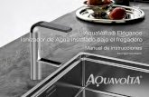 Manual AquaVolta Elegance Espanol Ionizador instalado bajo el …€¦ · positivamente, el protón, el cual orbita por un electrón cargado negativamente. El átomo más pequeño
