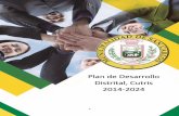 Plan de Desarrollo Distrital, Cutris 2014-2024 - … · En las siguientes páginas encontrarán una síntesis del Plan de Desarrollo 2014-2024 de la Municipalidad de San Carlos, con