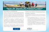 Serie de Notas de Políticas sobre - Environmental … · La investigación sobre la migración inducida por aspectos medioambientales continúa siendo escasa y pobremente coordinada.