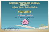 Presentación de PowerPoint6102q.yolasite.com/resources/Eq. 4 yogurt.ppt · PPT file · Web view2011-02-28 · Streptococcus thermophilus Lactobacillus bulgaricus Son un género