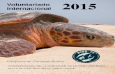Voluntariado Internacional 2015 - Bios.cv · La población anidante de tortuga boba (Caretta caretta) de Cabo Verde se dio a conocer a nivel internacional hace 14 años por los trabajos