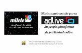 Mitele cumple un año y crea - Publiespaña - Mediaset España · selección de programas y series de las siete cadenas de televisión de Mediaset España y de las mejores ... específicamente