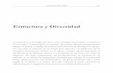 Estructura y Diversidad - Universidade de Santiago de ... · distribución de las diferentes especies y la distribución de las mismas por clases de ... Sobre la distribución de