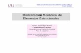 Modelización Mecánica de Elementos Estructuralescampusvirtual.ull.es/ocw/pluginfile.php/8479/course/section/2526... · Fluidos a través de medios porosos Conservación de la masa