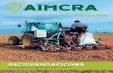 RECOMENDACIONES - AIMCRA: Asociación de …aimcra.com/Publicaciones/Documentos/Revistas... · en producción de AzÚcAr Azucarera, líder del mercado del azúcar en Es- ... rias