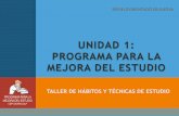 UNIDAD 1: PROGRAMA PARA LA MEJORA DEL ESTUDIOcolegioazorincalp.edu.gva.es/web/wp-content/uploads/2012/10/Unidad... · Estrategias que utilizamos para preparar y hacer los exámenes.