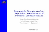 Desempeño Económico de la República Dominicana y …economia.gob.do/mepyd/wp-content/uploads/archivos/libros/Libros/... · al de Bolivia, Cuba, Ecuador, El Salvador, Honduras,