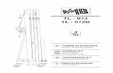 TL - 072 TL - 072B - huss-licht-ton.de · Este manual de usuario y catálogo anexo de piezas de repuesto es propiedad de VMB Española, S.A. Queda prohibida su reproduccion total
