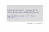 Curso de Inspección y evaluación del riesgo de … · INSHT CFNMP – afc, 14 y 15 de junio de 2012 Curso de Inspección y evaluación del riesgo de incendio en el ámbito laboral