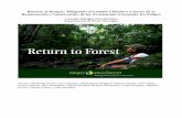 Retorno al Bosque: Mitigando el Cambio Climático a … · El Proyecto Retorno al Bosque (a ser referido ... elevación y dividen el bosque húmedo de tierras bajas al este del bosque