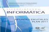 Licenciatura: Informática - fcaenlinea.unam.mxfcaenlinea.unam.mx/apuntes/interiores/docs/2011/informatica/2/... · este documento electrónico ha sido preparado por docentes de la