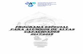 PROGRAMA ESPECIAL PARA ALUMNOS DE ALTAS CAPACIDADES …apadac.org/apadac/sites/default/files/descargas/dossier 2017... · PRESENTACIÓN APADAC, en colaboración con el Centro Ayalga