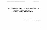 NORMAS DE CONVIVENCIA ORGANIZACIÓN Y …ceip-ciudaddenara.centros.castillalamancha.es/sites/ceip... · 2018-04-23 · DE LOS PADRES Y MADRES. 4.4. DEL AMPA. 4.5. DEL AYUNTAMIENTO