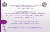 MARIANA A. GÓMEZ AGUILERA · Proceso continuo y ... concentrado de suero de proteína, ... (2003) Recuperado el 21 de septiembre del 2015.