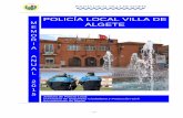 POLICÍA LOCAL VILLA DE M ALGETE E M O R I A N …aytoalgete.es/wp-content/uploads/2017/10/Memoria-Policia-Local... · Un año mas se presenta la Memoria de actuaciones y ... administración