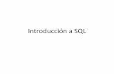 Introducción a SQL - mastergeoinformatica.es · Cada columna de una tabla tiene un tipo de dato asignado, que determina los ... Obtener los puestos de trabajo y comisiones, sin filas