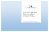 Condiciones Generales - colasistencia.netcolasistencia.net/wp-content/uploads/2017/04/CONDI... · aÉreo, terrestre, maritimo o fluvial..... 14 4.3.4 compensacion por invalidez total