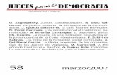 28830 San Fernando de Henares. Madrid. Europa: 30 ejuecesdemocracia.es/revista/revista 58 marzo 2007.pdf · concordancia de los propósitos, por lo que puede hablarse, en un cierto