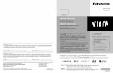 tc L42 ls24 eng 簡易 0575 - Panasonic Canada E.pdf · Manual de instrucciones Televisión de alta definición de 1080p y clase 42” de LCD ... In this case, open the under the
