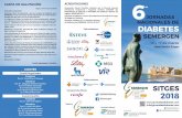 CARTA DE SALUTACIÓN ACREDITACIONES · CARTA DE SALUTACIÓN Sitges, 16 de marzo de 2018 Estimados compañeros: Queremos daros la bienvenida a las 6as Jornadas de Diabetes de la SEMERGEN,