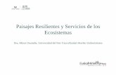 Paisajes Resilientes y Servicios de los Ecosistemas · Mapa de la Infraestructura Verde potencial en Europa . Servicios de los ecosistemas en Euskadi Distribución espacial y solapamientos: