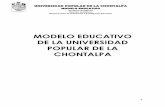 MODELO EDUCATIVO DE LA UNIVERSIDAD POPULAR DE … · de formación de los alumnos, el desarrollo de hábitos y habilidades de ... 3 Catalana, A. M., Avolio de Cols, S., Sladogna,