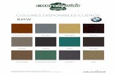 COLORES DISPONIBLES CUEROS BMW - Cuero … CUEROS/bmw cueros.pdf · una muestra del cuero para asegurarse, 1 cm2 mínimo ó bien una pieza que tenga el mismo color (cabezal, apoyabrazos,