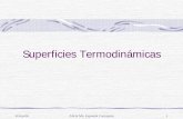 Superficies Termodinámicas - esponda.org · Ecuaciones de Estado Es cualquier ecuación que exprese la relación entre la temperatura, la presión y el volumen de una masa determinada