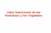 Aumento del Consumo de alimentos - Luis María … · Importancia de las Hortalizas y Frutas - Contienen vitaminas, ... parásitos, virus, protozoarios ... cáncer de duodeno y enfermedades