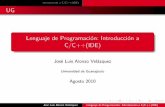 Lenguaje de Programación: Introducción a C/C++(IDE)pepe/cursos/lenguaje_2010/slides/slide_17.pdf · Code::Blocks Control de versiones Se llama control de versiones a la gesti on